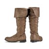 Medieval Male and Female Renaissance Pull On Mid Calf Gothic Boots Flat Jazz Boots Renaissance Boot
