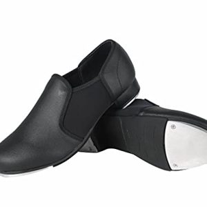 Manmade Leather Slip On Tap Shoe Dance Shoes for Women and Men's Dance Shoes