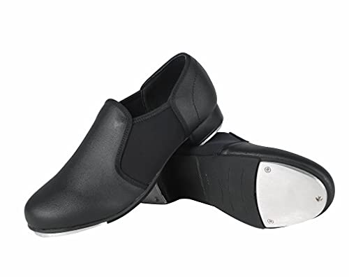 Manmade Leather Slip On Tap Shoe Dance Shoes for Women and Men's Dance Shoes