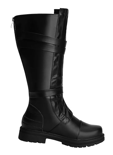 311caOKoayL.jpg Mens Tall Boots Medieval Renaissance Pirate Cosplay Boot Halloween Costume Shoes
