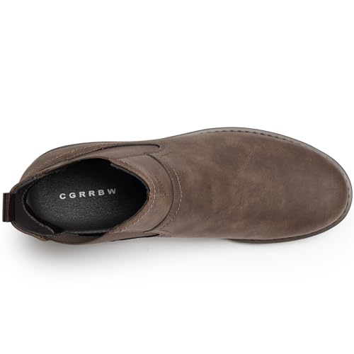 Men's Chelsea Boots Suede Leather Casual Cowboy Boots for Men