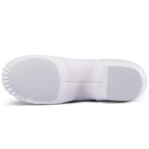 Unisex 006 PU Leather Upper Slip-on Jazz Shoe for Women and Men's Dance Shoes