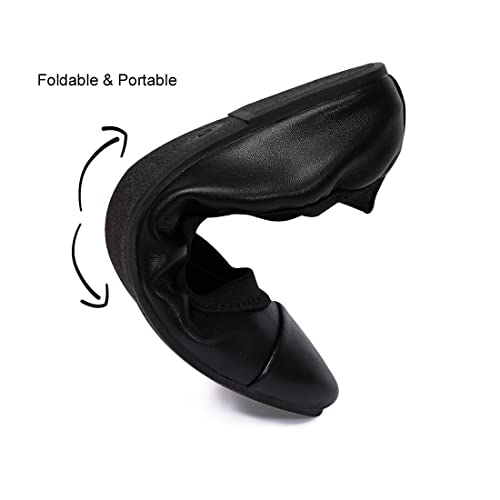 3147xvBUq7L.jpg Women's Ballet Flats Classic Round Toe Flats Shoes Casual Comfort Slip On Soft Walking Shoes