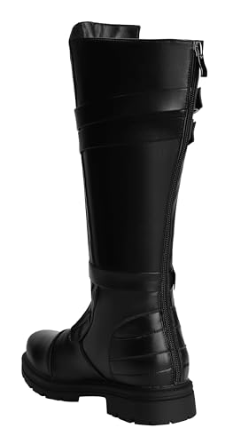 318R-bx9E8L.jpg Mens Tall Boots Medieval Renaissance Pirate Cosplay Boot Halloween Costume Shoes