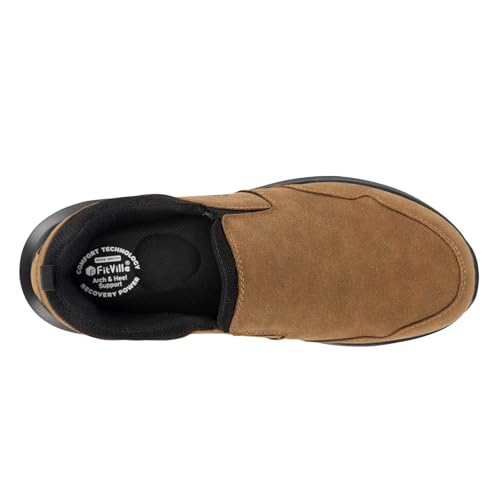 31AGCGOrBL.jpg Men's Wide Slip on Shoes for Men Hiking Shoes Go Walking Shoes Loafers Trekking Trails Sneakers with Arch Support