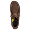 Men's John Deere Leather Moc Toe Bungee Hands Free Slip-ins Oxford