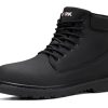 31BynmUahWL.jpg Soft Toe Work Boots Men Waterproof Non Slip Hiking Tactical Motorcycle Chukka Boot 6 Inch Leather Comfortable Shoes