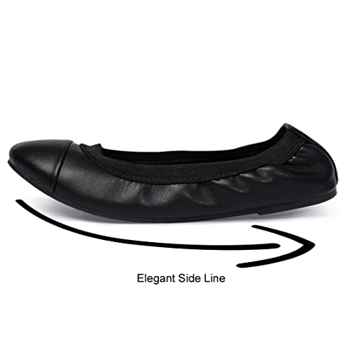 31KQPNFHW8L.jpg Women's Ballet Flats Classic Round Toe Flats Shoes Casual Comfort Slip On Soft Walking Shoes