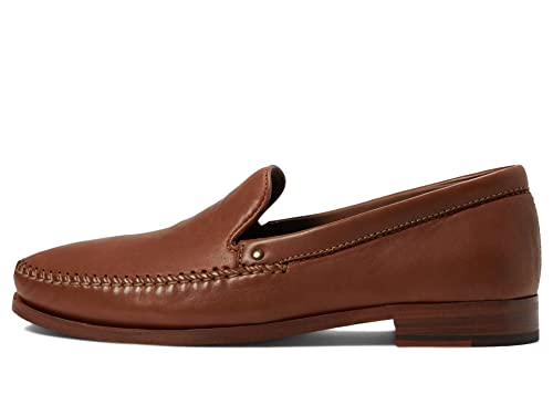 Collection® Baldwin Whipstitch Venetian Fancy Shoes for Men – Leather Construction