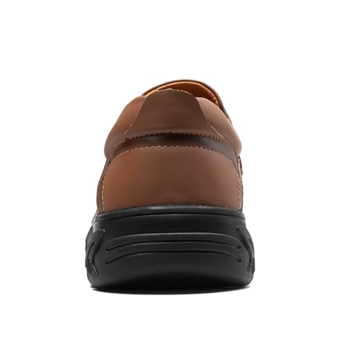 31WBrHbFkuL.jpg Mens Slip On Casual Loafers Classic Outdoor Leather Walking Hiking Dress Shoes Comfortable for Work Office Shoes