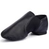 Unisex 006 PU Leather Upper Slip-on Jazz Shoe for Women and Men's Dance Shoes