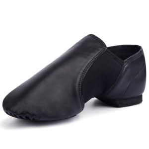 Unisex 006 PU Leather Upper Slip-on Jazz Shoe for Women and Men's Dance Shoes