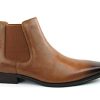 Men's Chelsea Boots Genuine Leather Suede Dress Almond Toe