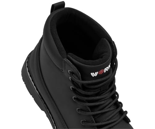 31XISRiKeYL.jpg Soft Toe Work Boots Men Waterproof Non Slip Hiking Tactical Motorcycle Chukka Boot 6 Inch Leather Comfortable Shoes