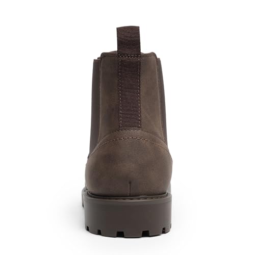Men's Chelsea Boots Suede Leather Casual Cowboy Boots for Men