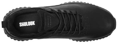 31fxKFISTbL.jpg Men's Non Slip Work Shoes Lace Up Slip Resistant Sneakers Waterproof Food Service Kitchen Chef Restaurant Slip On Walking Shoes