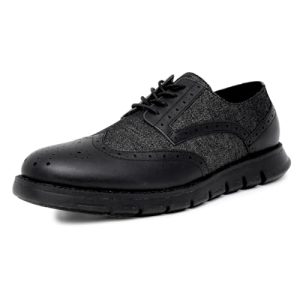 Men's Knit Dress Oxford Dress Sneakers: Breathable, Stylish, Lightweight & Comfortable - Ideal for Business or Walking
