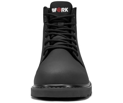 31l-TSwux8L.jpg Soft Toe Work Boots Men Waterproof Non Slip Hiking Tactical Motorcycle Chukka Boot 6 Inch Leather Comfortable Shoes