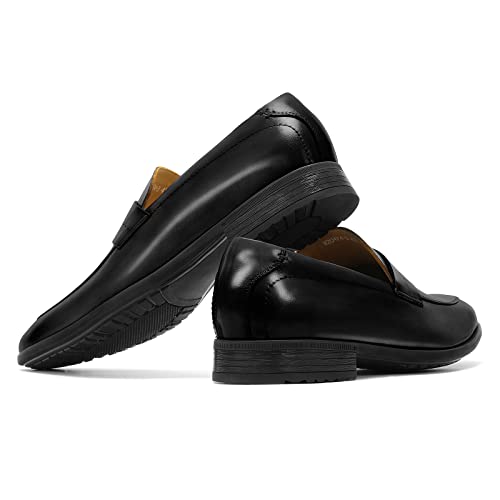 Men's Slip on Oxford Dress Shoes Classic Handmade Calfskin Manufacturing More Compact, Choose The Right Size to Modify The Foot