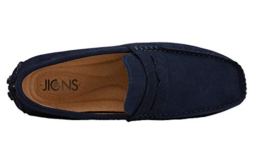 31pBJlsTjRL.jpg Mens Driving Penny Loafers Suede Moccasins Slip On Casual Dress Boat Shoes