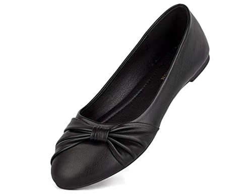 31rO-Nl0FL.jpg Women's Flats Shoes Faux Suede Round Toe Ballet Dressy Flats Comfortable Slip On Walking Shoes