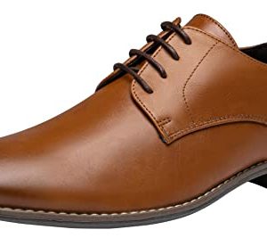 Men's Oxford Plain Toe Dress Shoes Classic Formal Derby Shoes
