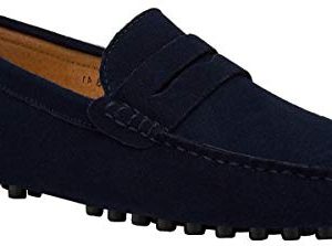31swryIpdCL.jpg Mens Driving Penny Loafers Suede Moccasins Slip On Casual Dress Boat Shoes