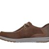 Men's John Deere Leather Moc Toe Bungee Hands Free Slip-ins Oxford