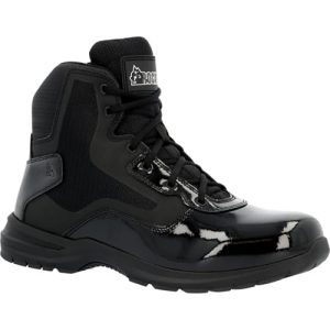 Cadet 6" Black Side Zip Public Service Boot