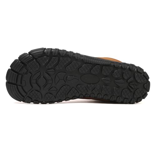Winter Hike Barefoot Boots Womens,Minimalist Warm Zero Drop Snow Boot Slip On Barefoot Footwear Men Wide Waterproof hike