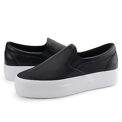 Women Slip-on Platform Loafers Casual Comfortable Loafer Shoes
