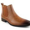 Men's Chelsea Boots Genuine Leather Suede Dress Almond Toe