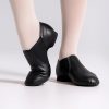 31yfiikmWwL.jpg Jazz Shoes for Women Men Leather Upper Slip-on Dance Shoes Unisex