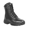 LAPG Men's Core 8" Side-Zip Tactical Work Boots, Lightweight and Durable Suede Leather Military Combat Boots for Hiking,