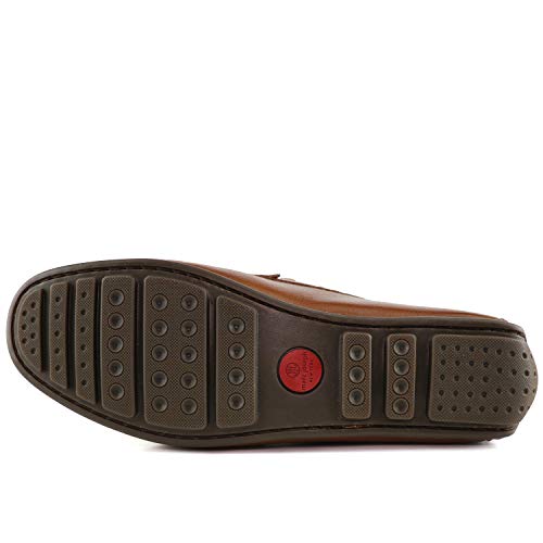 Men's Leather Casual Slip On Penny Loafers