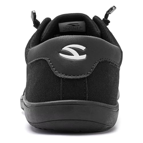 Barefoot Minimalist Shoes Womens Mens | Zero Drop | Wide Width Canvas Slip-on Shoes