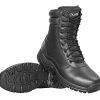 LAPG Men's Core 8" Side-Zip Tactical Work Boots, Lightweight and Durable Suede Leather Military Combat Boots for Hiking,