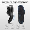 Mens Dress Shoes,Split Leather Oxford Shoes for Men, Classic Lace Up Formal Business Shoes,Square Toe