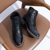 414NaXEs88L.jpg Mens Boots Leather Retro Dress Boot Cap Toe Casual Motorcycle