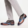 Jepsengord Men's Dress Shoes Wingtip Genuine Cowhide Leather Oxfords with Brogue Formal Business Wedding Derby Shoes