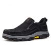 Men's Hands Free Slip On Walking Leather Loafers Slip-ins Work Office Dress Casual Outdoor Lightweight Cushioning Shoes
