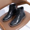 419mtBLNG0L.jpg Mens Boots Leather Retro Dress Boot Cap Toe Casual Motorcycle