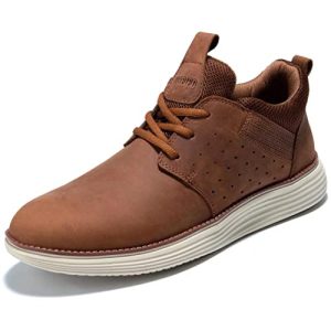 Leather Loafers, Casual Slip-On Sneaker Shoes for Men