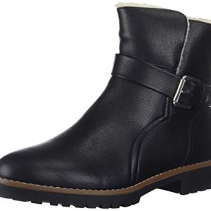 Women's Winter Boots - Ladies Faux Fur Lined Mid Calf Zipper Snow Riding Shoes