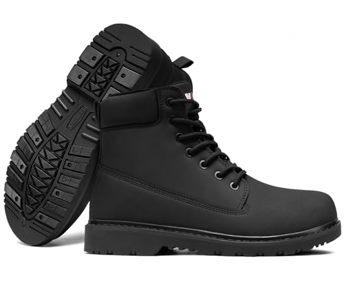 41G-74ModL.jpg Soft Toe Work Boots Men Waterproof Non Slip Hiking Tactical Motorcycle Chukka Boot 6 Inch Leather Comfortable Shoes