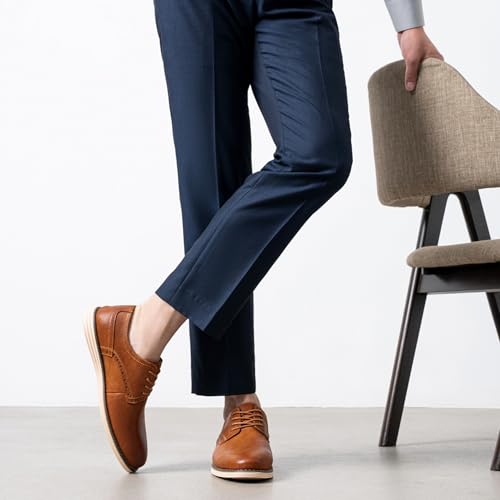 Men's Dress Shoes Leather Casual Dress Shoes for Men Leather Business Oxford Shoes for Men