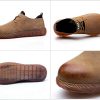 Men Casual Leather Steel Toe Safety Shoe