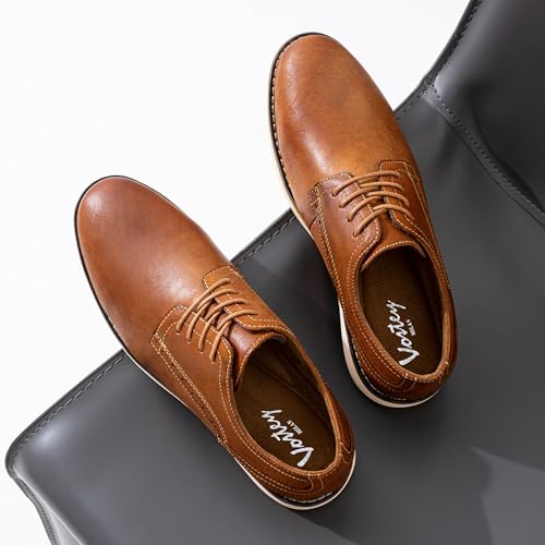 Men's Dress Shoes Leather Casual Dress Shoes for Men Leather Business Oxford Shoes for Men