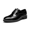 Women's Classic Oxfords Lace Up Business Formal Wingtip Brogue Dress Shoes