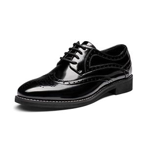 Women's Classic Oxfords Lace Up Business Formal Wingtip Brogue Dress Shoes